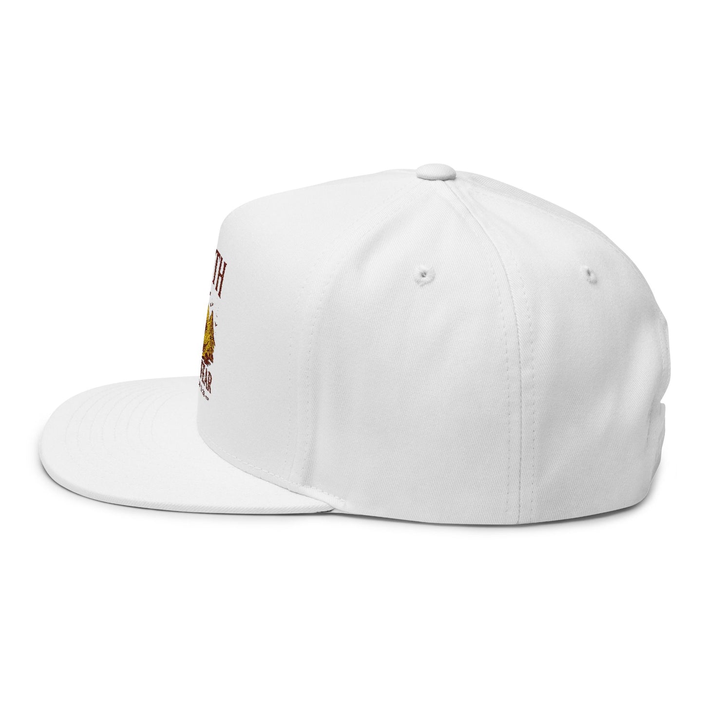 Faith Over Fear Flat Bill Cap — Embroidered Christian Snapback