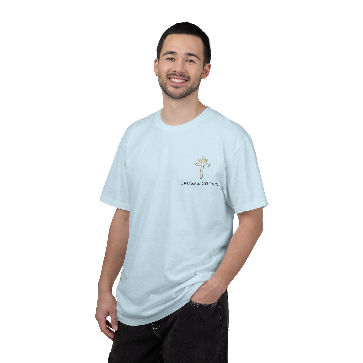 Cross&Crown Plain Unisex Garment-Dyed T-shirt