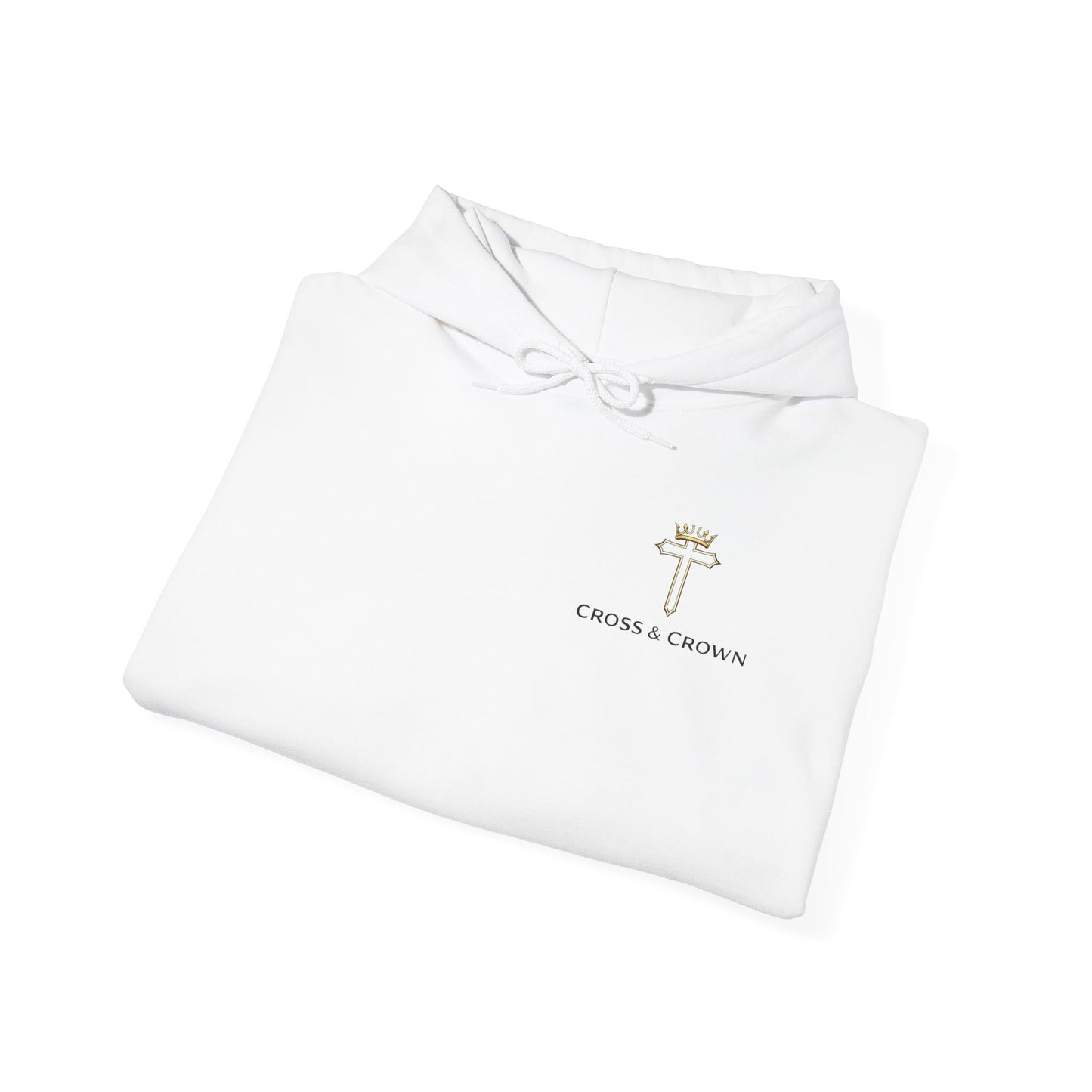 Cross&Crown plain logo Heavy Blend Hooded Sweatshirt