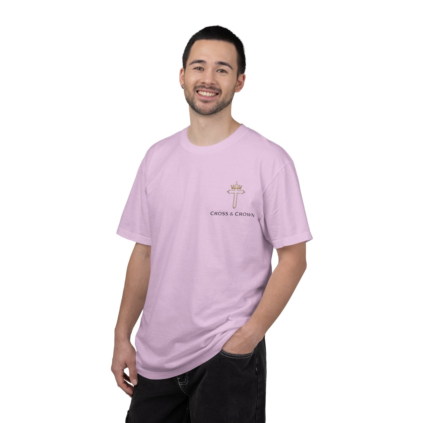 Cross&Crown Plain Unisex Garment-Dyed T-shirt