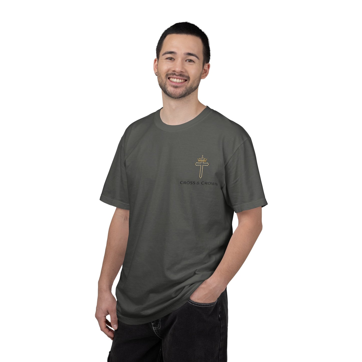 Cross&Crown Plain Unisex Garment-Dyed T-shirt