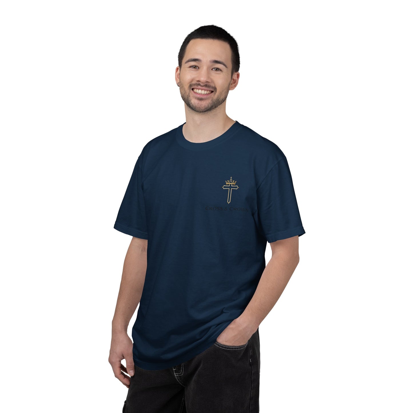 Cross&Crown Plain Unisex Garment-Dyed T-shirt