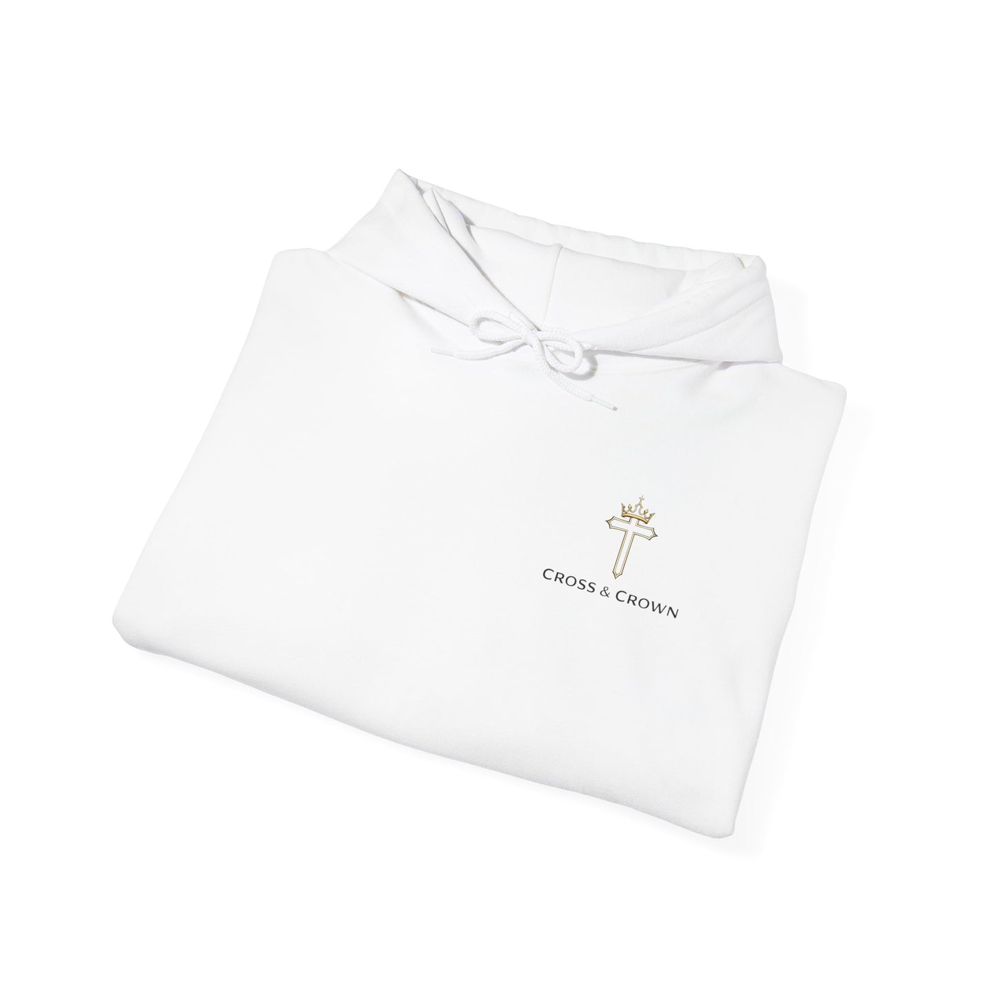 Cross & Crown Hoodie – Christian Faith Pullover (Rev 2:10 “Stand Firm in Faith”)