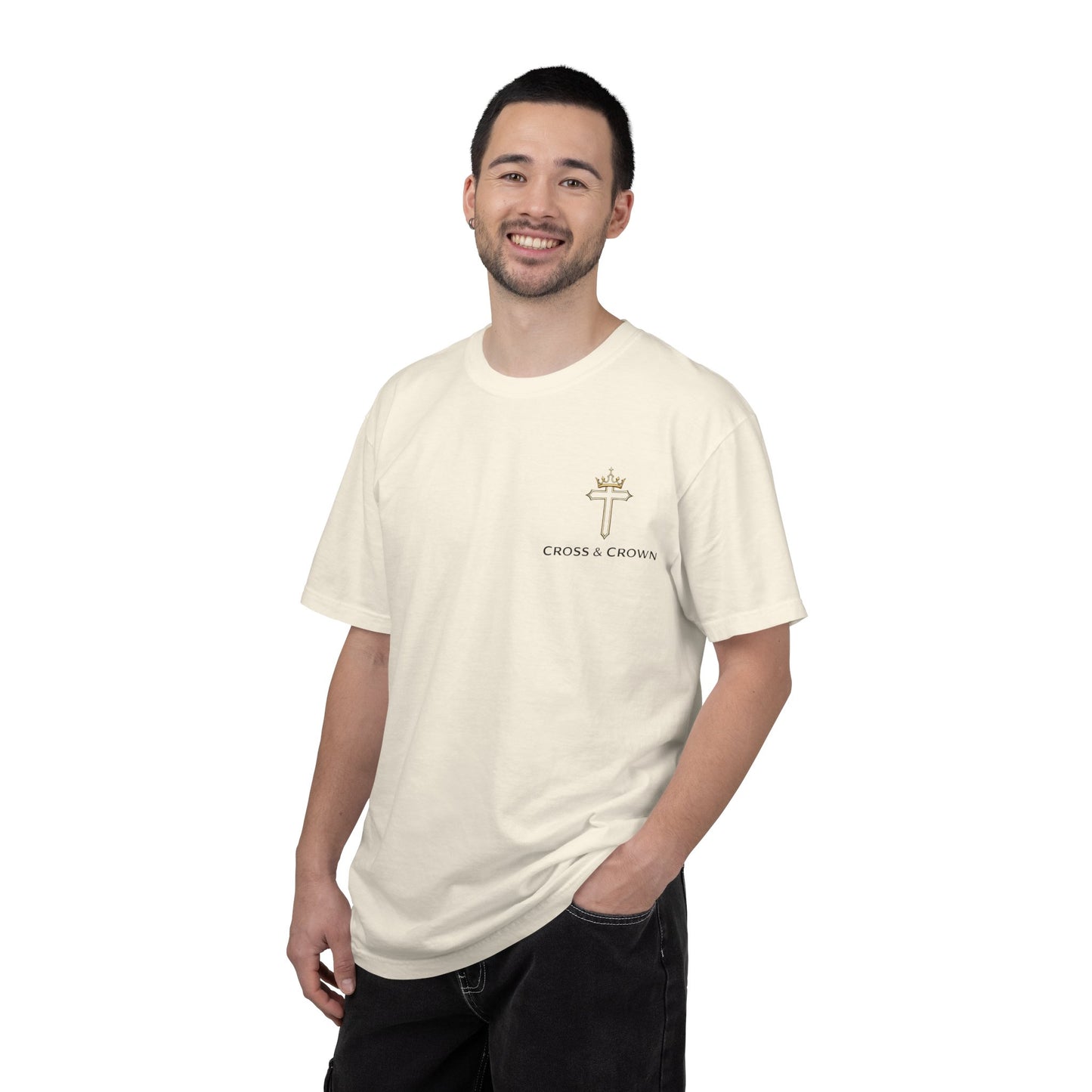 Cross&Crown Plain Unisex Garment-Dyed T-shirt