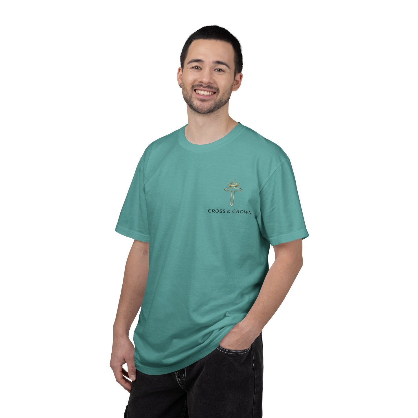 Cross&Crown Plain Unisex Garment-Dyed T-shirt