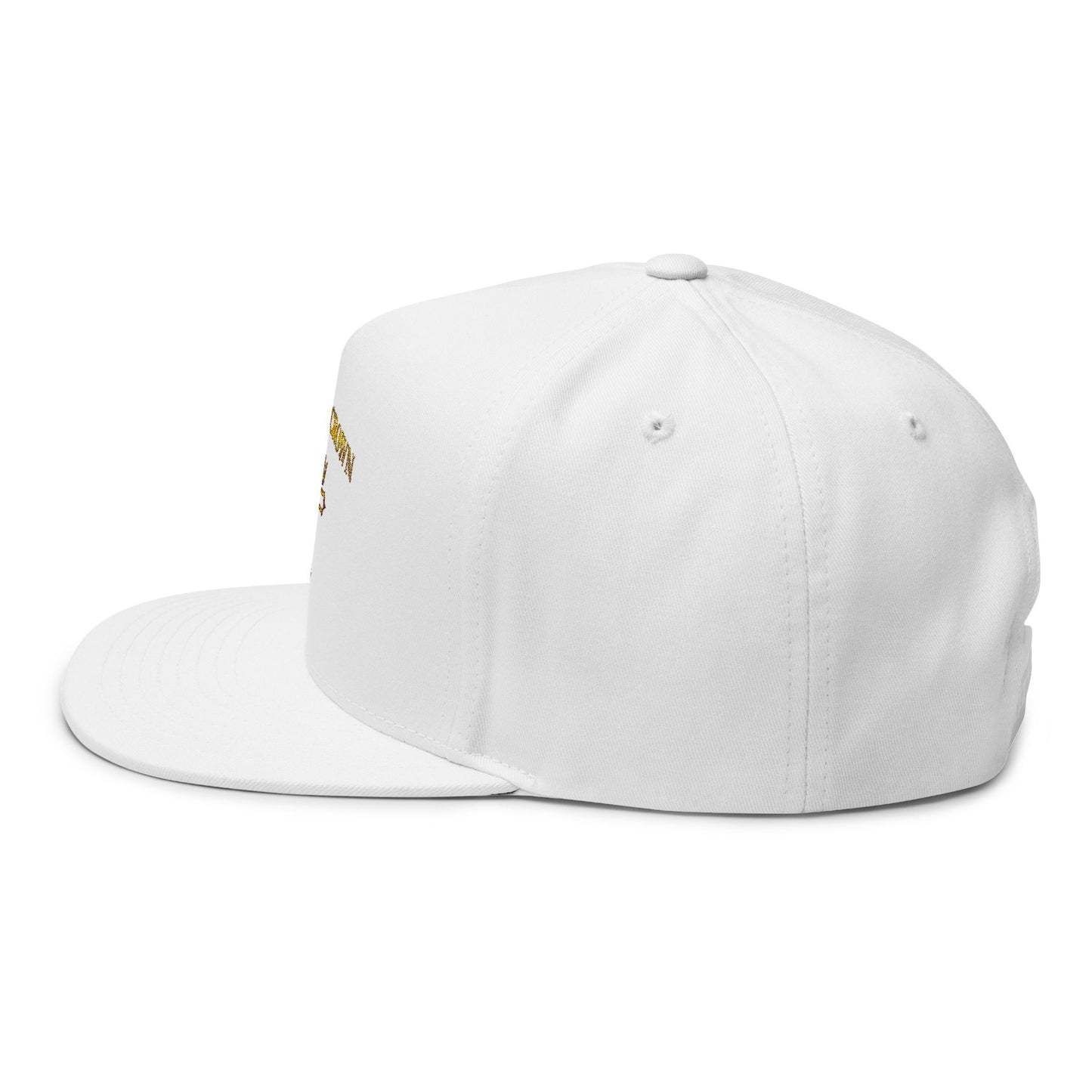 Faith Over Fear Flat Bill Cap — Embroidered Christian Snapback