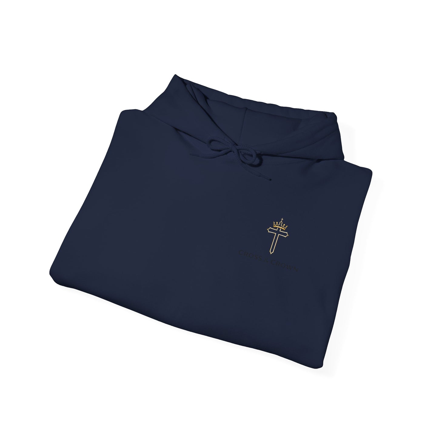 Cross & Crown Hoodie – Christian Faith Pullover (Rev 2:10 “Stand Firm in Faith”)