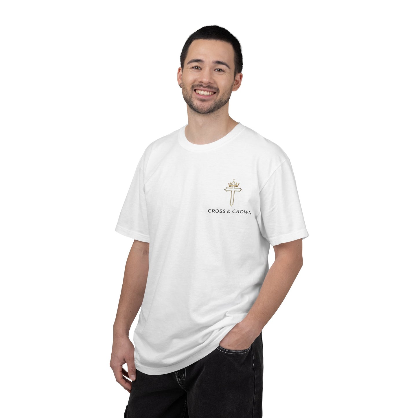 Cross&Crown Plain Unisex Garment-Dyed T-shirt