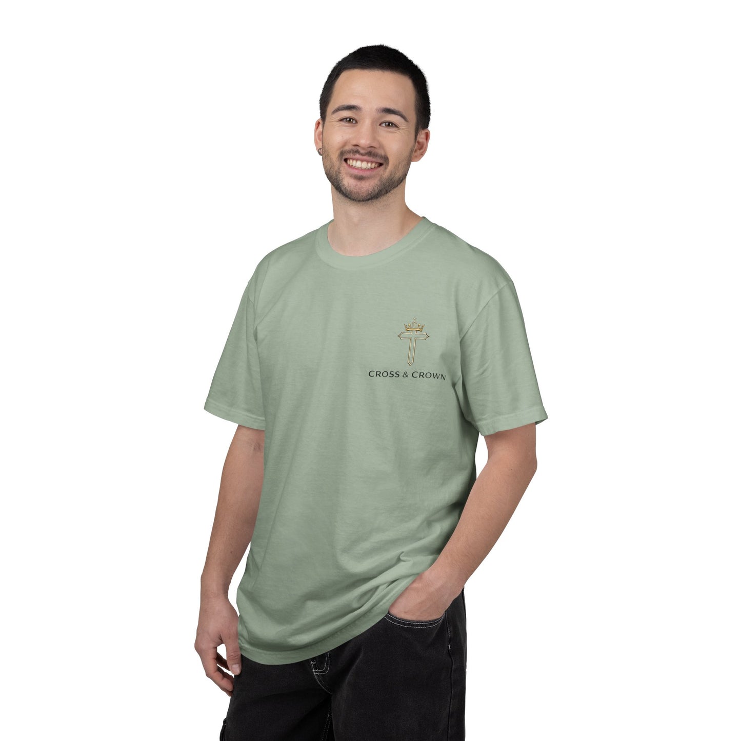 Cross&Crown Plain Unisex Garment-Dyed T-shirt