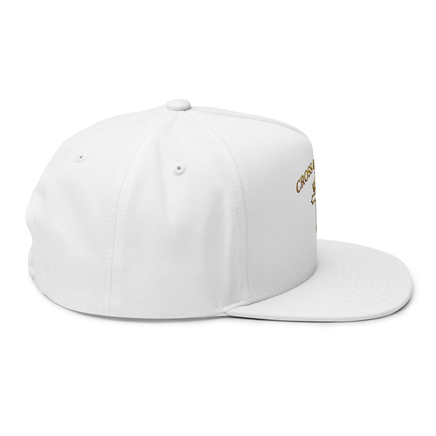 Faith Over Fear Flat Bill Cap — Embroidered Christian Snapback