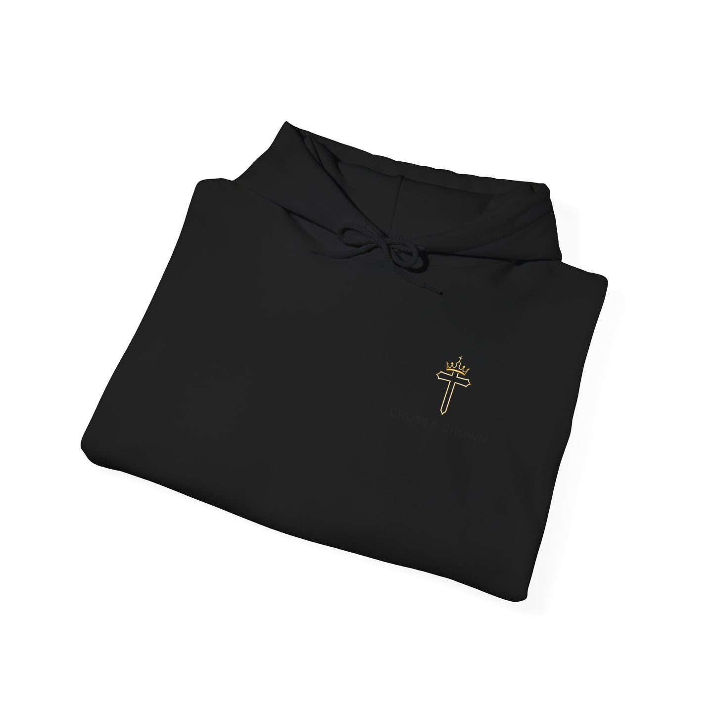Cross & Crown Hoodie – Christian Faith Pullover (Rev 2:10 “Stand Firm in Faith”)