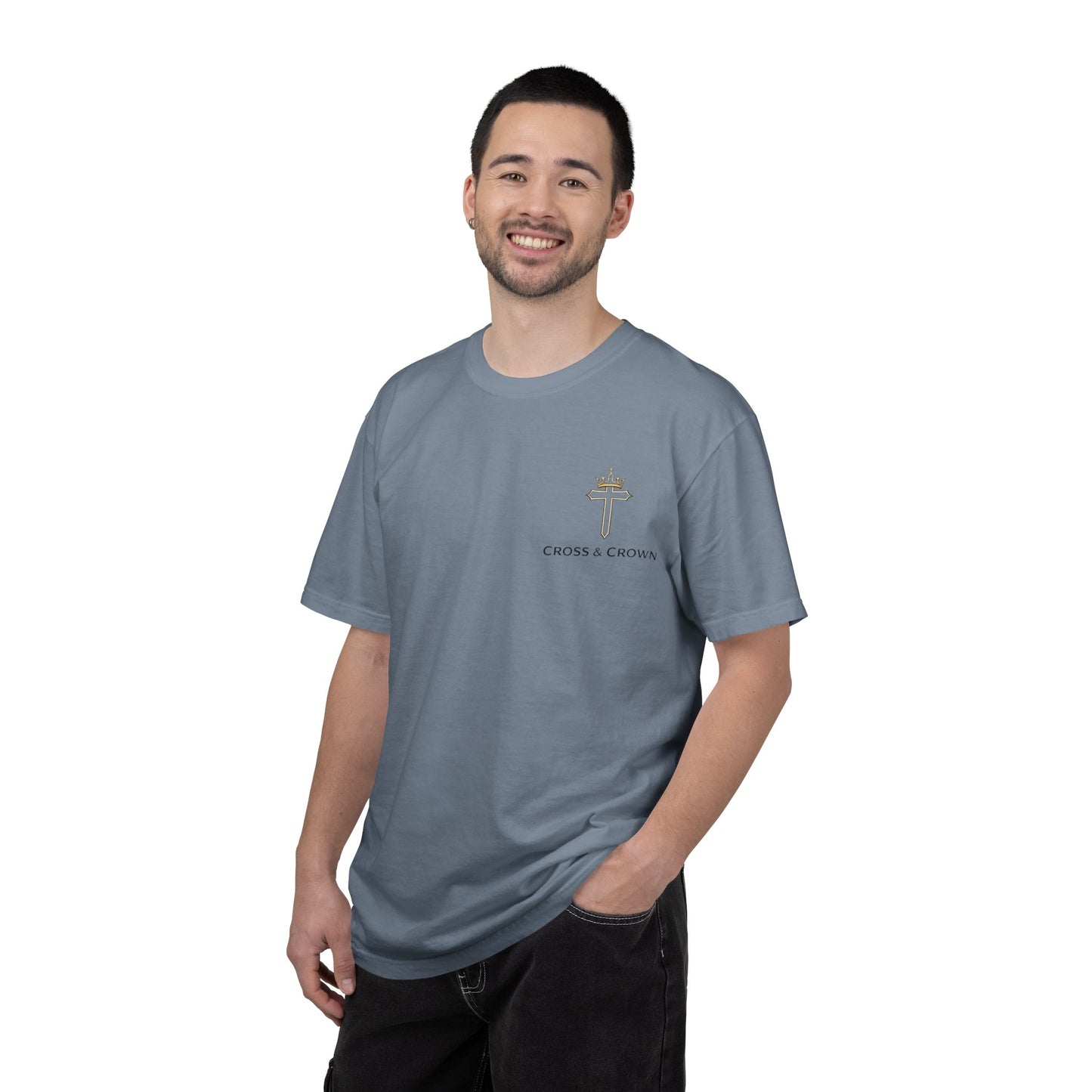 Cross&Crown Plain Unisex Garment-Dyed T-shirt
