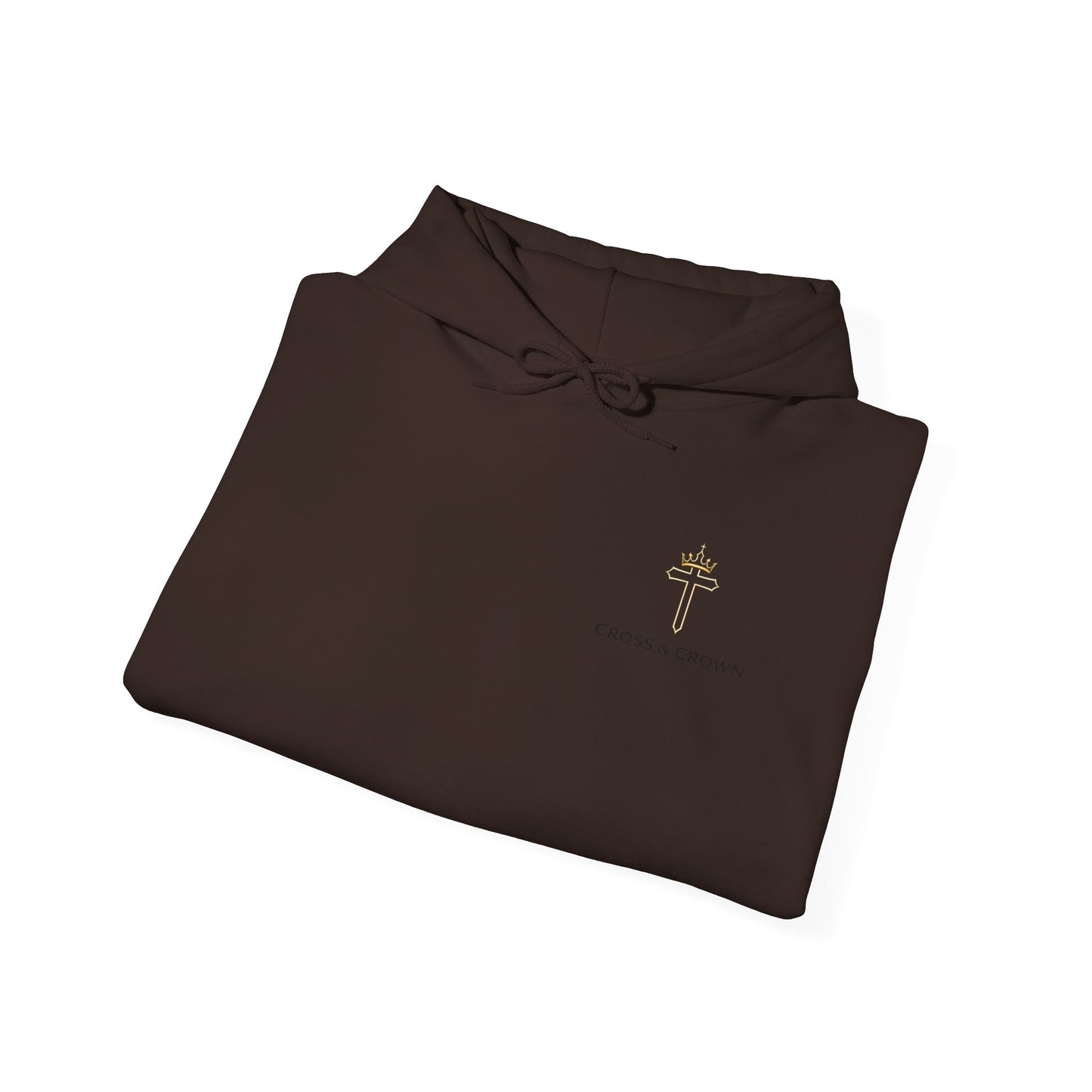 Cross & Crown Hoodie – Christian Faith Pullover (Rev 2:10 “Stand Firm in Faith”)