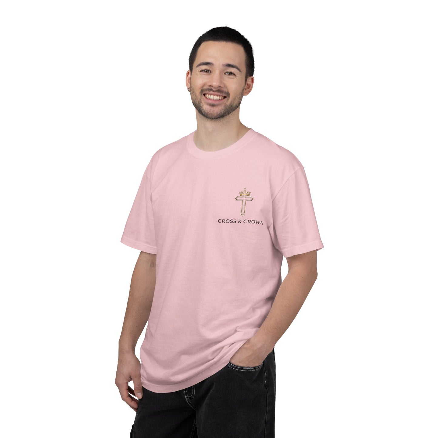 Cross&Crown Plain Unisex Garment-Dyed T-shirt